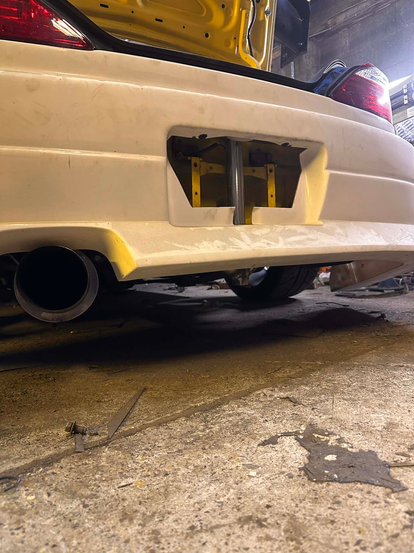 S14/S15 rear bash bar with jacking point