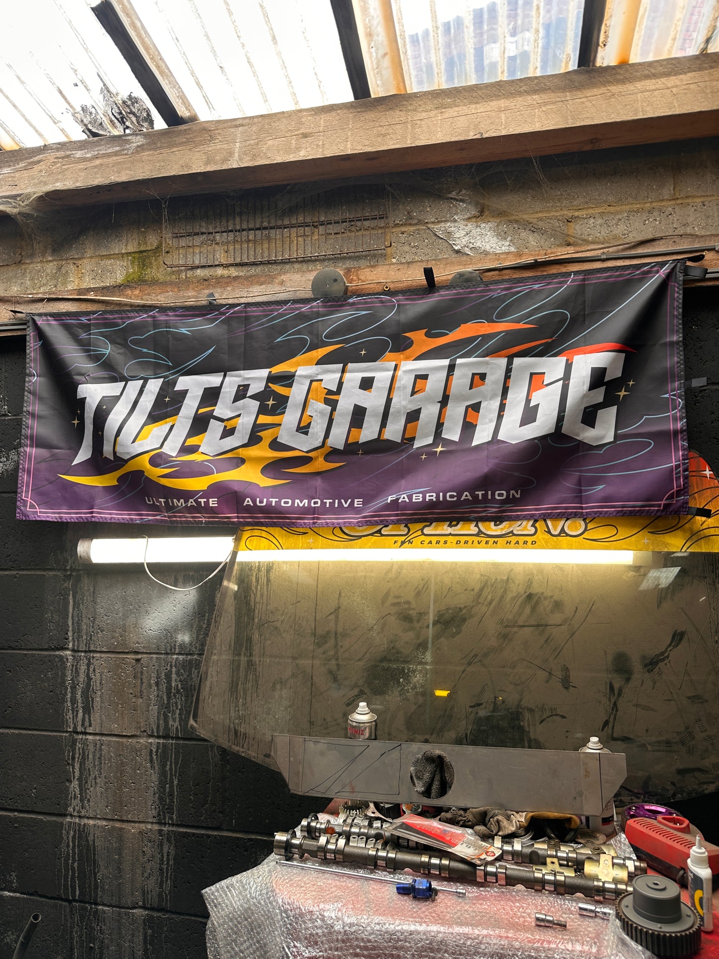 Tilts Garage nobori flag