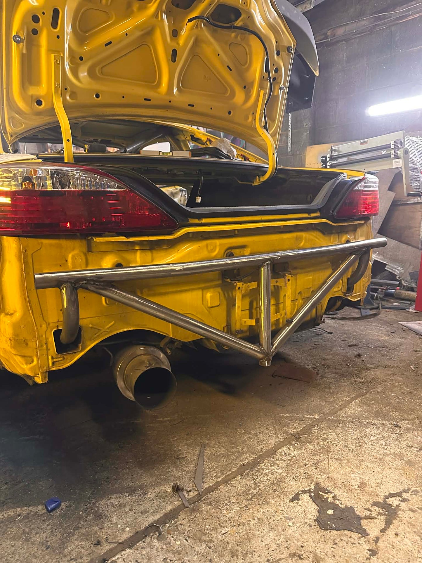 S14/S15 rear bash bar with jacking point