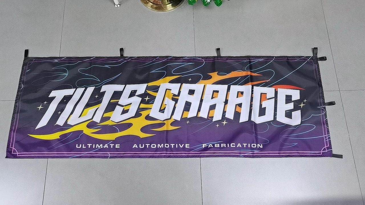 Tilts Garage nobori flag